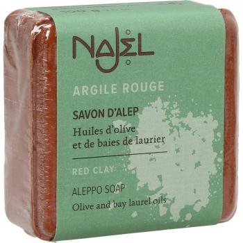 Najel Red Clay Exfoliating Aleppo Soap, 100 g