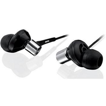 Auriculares iBox SHPIP009B In-Ear Negro con Cable de Conexión y Calidad de Sonido Superior