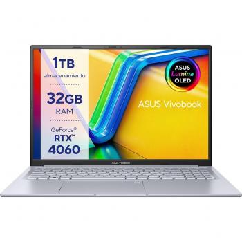 Portátil ASUS Vivobook OLED K3605VV-MX197W i7, 32GB, 1TB SSD, Nvidia RTX 4060 8GB, 16, W11