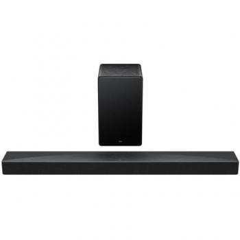 Barra de Sonido TCL Q65H 5.1 Canales Dolby Atmos, 580W, Subwoofer Inalámbrico, Bluetooth 5.3, HDMI eARC