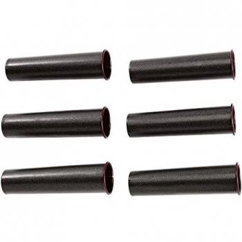imf Set 6 CANUTILLOS Rioja 10 cm, Metal, Rojo