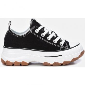Zapatillas de lona de mujer Refresh 171920 en color blanco con cordones