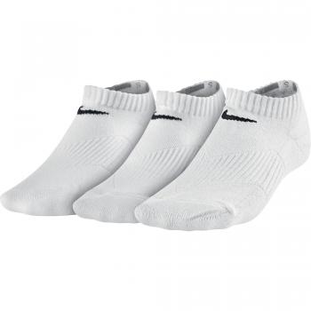 Nike 3P YTH CTN Cush No Show W/Moi - Pack 3 pares de calcetines para niños , Blanco / Negro
