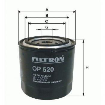 Filtron OP580/8 Bloque de Motor