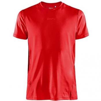 Camiseta de Manga Corta Craft Adv Essence Roja XL Hombre