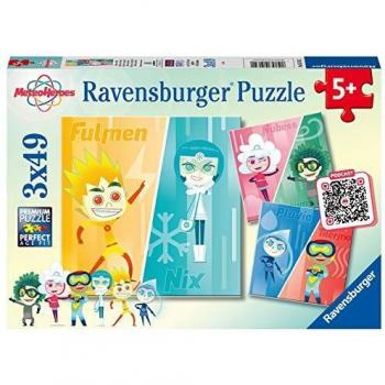 Puzzle Ravensburger MeteoHeroes 3x49 Piezas para Niños