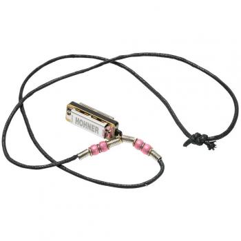Armon Mini Harp Necklace Pink