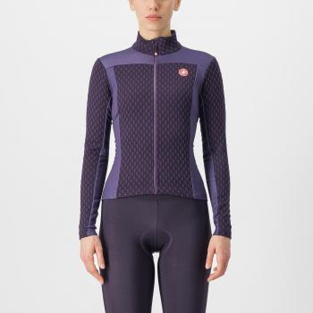 Maillot de mujer Castelli Sfida 2 manga larga lila grisáceo - S