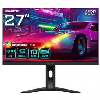 Monitor de Gaming Gigabyte M27QA 27 QHD IPS 180Hz 1ms FreeSync Premium
