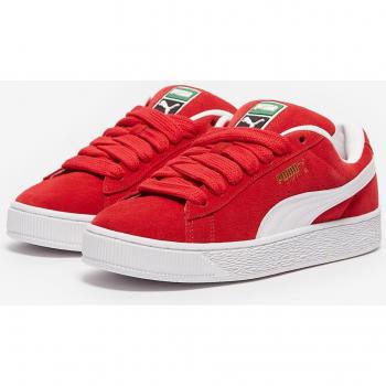 Puma Suede XL Men's Casual Sneakers - Red/White