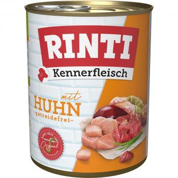 Rinti Kennerfleisch 12 x 800 g - Pack económico - Pollo