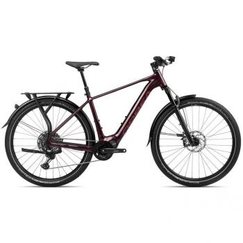 Bicicleta Eléctrica Orbea Kemen 10 2024 - Rojo Burdeos Metálico, 29, XT M8130, Paseo