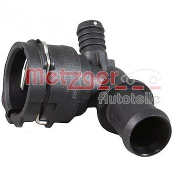 Brida de refrigerante METZGER 4010419 - Flange de líquido de refrigeración con alta resistencia y durabilidad