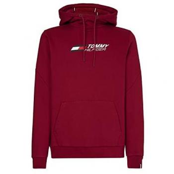 Sudadera con Capucha Tommy Hilfiger Essentials Roja para Hombre - Talla S
