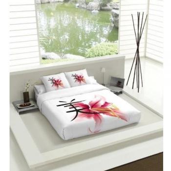 TSUKI Ran Funda Nórdica, Algodón, Blanco, Cama 180