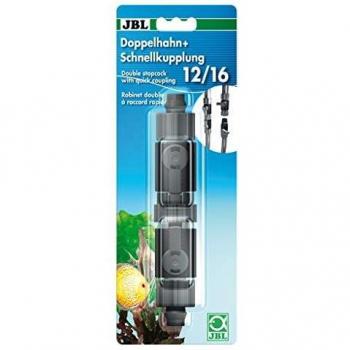 Llave Doble con Conector Rápido 12/16 para Acuarios JBL