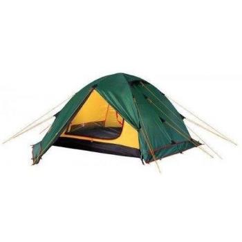 ALEXIKA Trekking Zelt Rondo 4 Plus - Tienda de campaña iglú, color verde, talla 420 x 220 x 125 cm