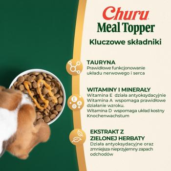 Inaba Churu Meal Topper Pollo con Queso para Perros - Snack 4 x 14g