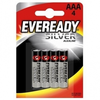 Eveready 637330 - Juego de 4 Pilas Alcalinas AAA/LR3