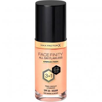 Max Factor Facefinity All Day Flawless Long-Lasting Foundation SPF 20 Shade 45 Warm Almond 30 ml