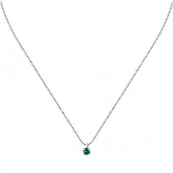 Collar de Mujer Morellato en Plata 925% con Circonita Verde - Colección Tesoros SAIW173