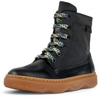 Botines de niños Camper Kiddo con cordones, color verde oscuro, talla 25 EU