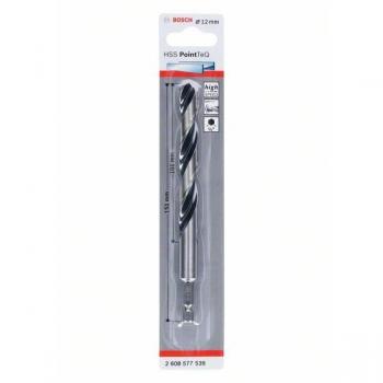 Broca Espiral HSS PointTeQ Hex 12 mm para Metal - Bosch Professional 2608577539
