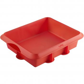 Molde de Silicona Lékué para Lasagna en Color Rojo, Tamaño Estándar