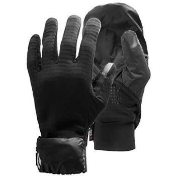 Black Diamond Wind Hood Gridtech Gloves - Unisex, Black, Versatile, Weather-Resistant