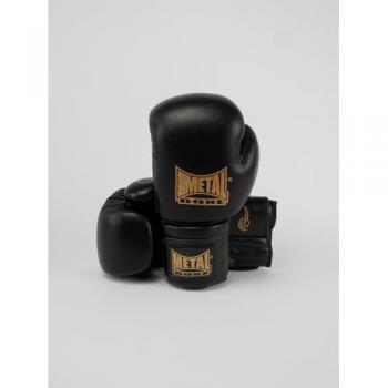 GRS Metal Boxe 10 oz Black Boxing Training Gloves