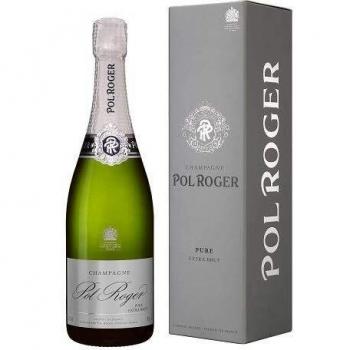 Pol Roger Pure Extra Brut Champagne 75cl In Pine Gift Box