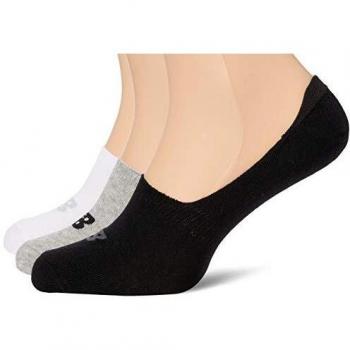 New Balance LAS95043 Calcetines Unisex, Gris, L, 3 unidades
