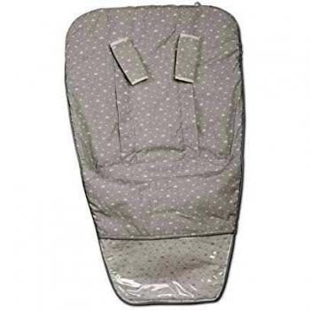 Babyline Cloud - Colchoneta para silla, unisex, color gris
