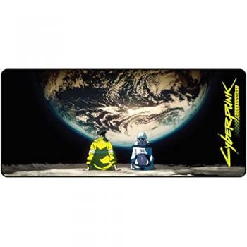 Alfombrilla de Ratón XXL Cyberpunk Edgerunners - Lucy y David en la Luna, 80 x 35 cm