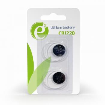 Batería de botón CR1220 de litio 40mAh - Paquete de 2 unidades