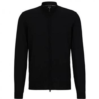Hugo Boss Men's Black Cardigan, Size XXL