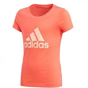 adidas Yg Logo Tee Camiseta, Niñas, Multicolor