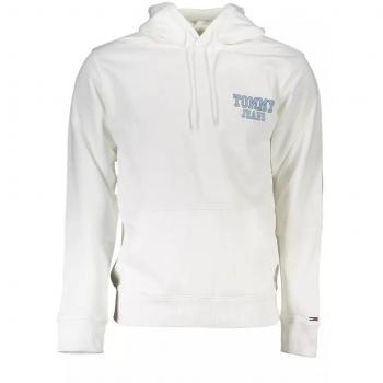 Chic White XL Hoodie with Tommy Jeans Logo