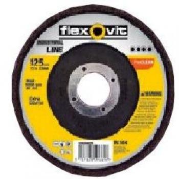 Flexovit 63642586224 Disco Flexclean, Soporte Fibra de Vidrio, Extra Grueso, 115 mm x 22 mm Diámetro