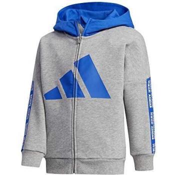 adidas LB Ur Ft Kn Hd2 Sudadera, Unisex niños, brgrin/Azul, 134