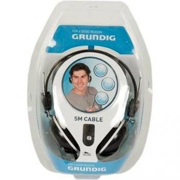 Grundig GH867 - Auriculares estéreo digitales con cable extra largo
