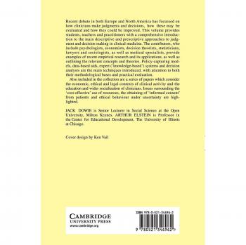 Clinical Decision-Making Reader: Professional Judgment Insights