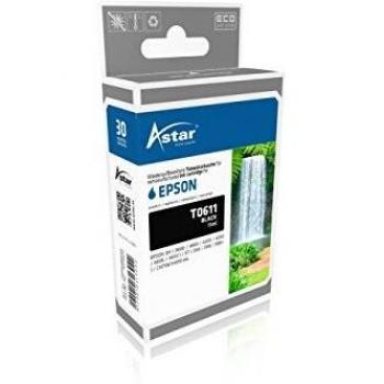 Cartucho de Tinta Compatible Astar AS15611 Negro para Epson Stylus D68 (C13T06114010, T0611)