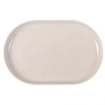 Bandeja de Aperitivos Ivory Ovalado 20 x 13 x 2 cm (24 Unidades)