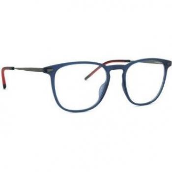 Tommy Hilfiger TH 2038 FLL Blue Panthos Prescription Glasses Online Try-On Plastic