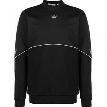 adidas Outline Redondo Sudadera, Hombre, Negro