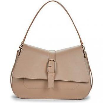 Furla Flow L Top Handle Women's Handbag in Beige