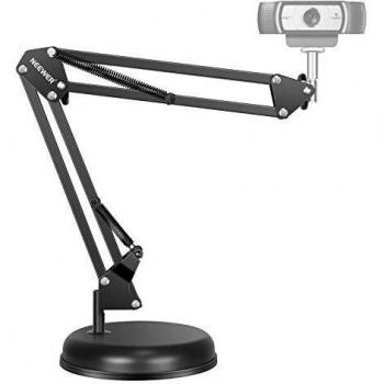 Neewer Ajustable Escritorio Suspensión Soporte de Brazo de Tijera con Base para Logitech Webcam C922 C930e C930 C920 C615