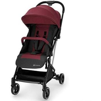 Kinderkraft Silla Paseo Bebé INDY, Carrito, Impermeable, Plegable, Granate