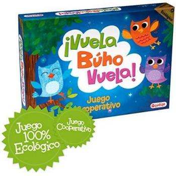 ¡Vuela Búho Vuela! Juego de mesa para niños cooperativo, Juego ecológico totalmente reciclable